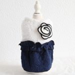 لباس گل دار مجلسی سگ و گربه برند petstyle - Image 2