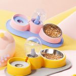 ظرف آب و غذای اتوماتیک سگ و گربه (به همراه مت)